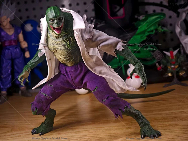 1/12 Scale Doc. Lizard Action Figure White Ripped Coat Purple Shorts Clothes Toys Accessory For 6" Ml Soldier Diy Decoration