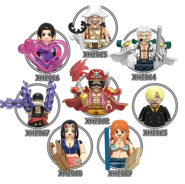 One Piece OP Luffy Sanji Zoro Nami Ace Monkey·D·Garp Anime Mini Man Figure