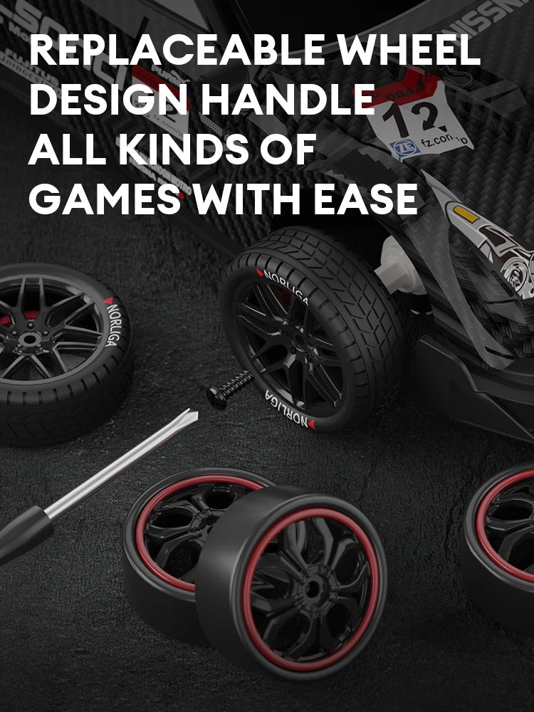 40KM/H Remote Control Car Rechargeabl Racing Drift Electric Graffiti RC Cars Birthday Toys for Boys