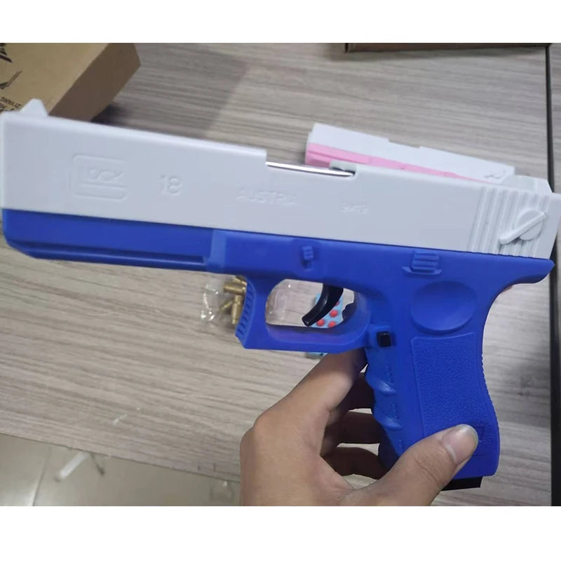 2026 Newest Shell Ejecting Airsoft Pistol Soft Bullet Toy Gun Kids Outdoor Shooting Game Boys Gift