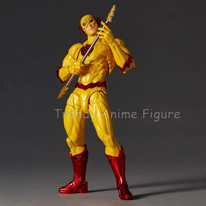 Revoltech Amazing Yamaguchi Flash Action Figure Movable 17cm Flashpoint Model Kaiyodo Flash Figures Toy Collection Holiday Gifts