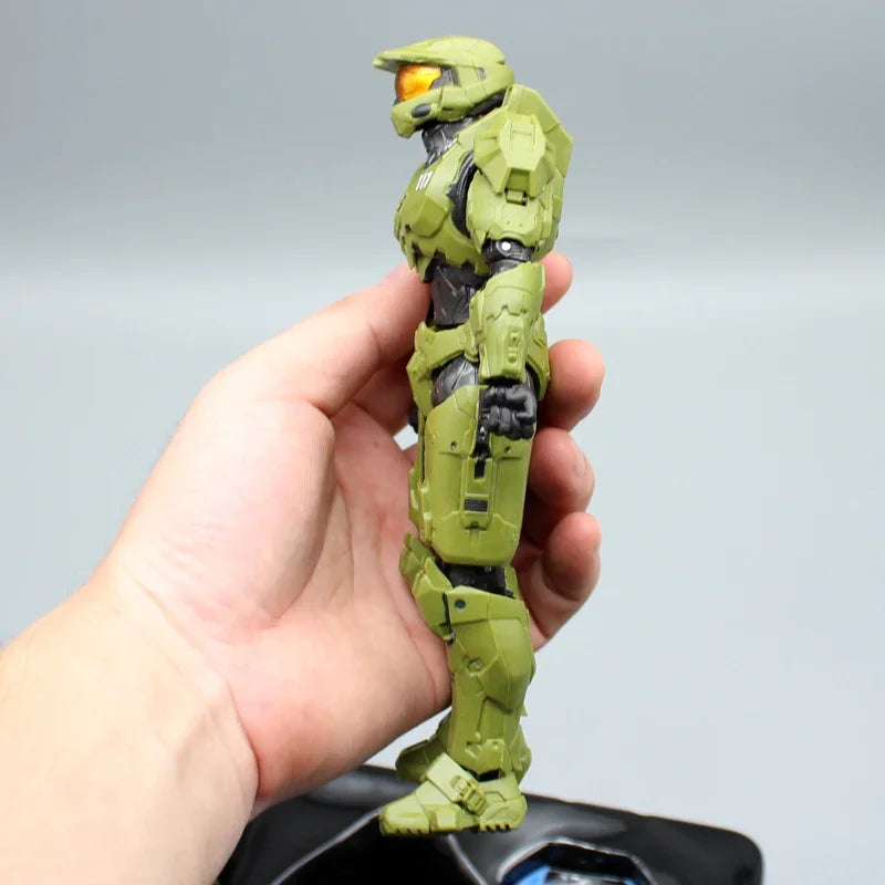18cm Halo Master Chief Anime Figure  Mjolnir Mark Vi Gen 3 Figurine 1/12 Statue Model Doll Desk Collectible Decora Toys Gifts