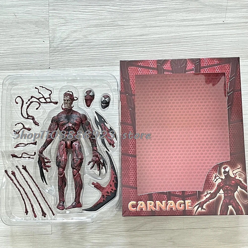 SHF VENOM CARNAGE Figure Movie LET THERE BE Venom CARNAGE Figure Models Anime Toys Birthday Gifts