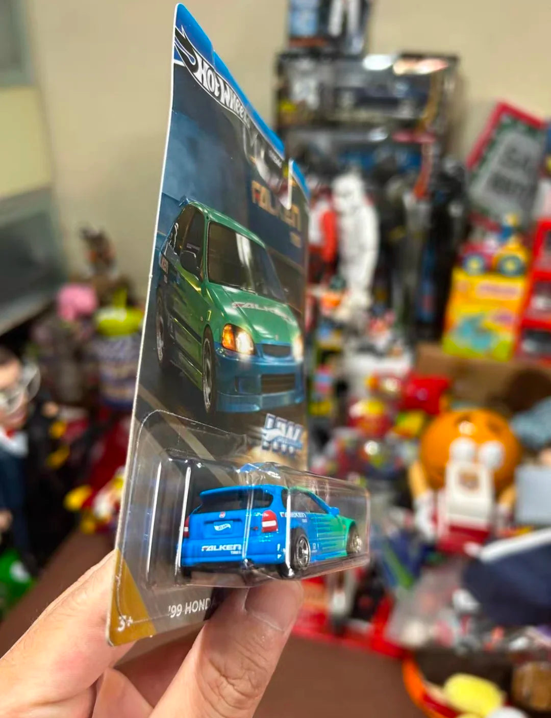 Original Hot Wheels Semi Premium Speed Graphics Series 99 Honda Civic Type R (Ek9) Model Cars Toys Boys Birthday Gifts