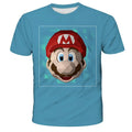 Super Mario Peach Princess Anime Manga Summer Children's Clothes Short Sleeve Boys Girls Cute Casual Fashion T-shirt Kids