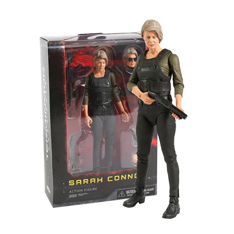 NECA Figure Terminator 2 Judgment Day T800 Sarah Connor T-800 Arnold Schwarzenegger Commando Action Figure Model Collectible Toy