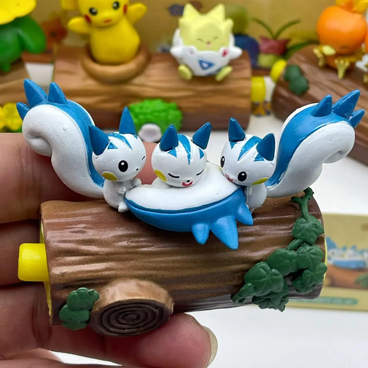 2025 Hot Toys Rement Pokemon Friendship Wood Pikachu Fat Ding Surprise Blind Box Desktop Decoration Children'S Birthday Gift Toy
