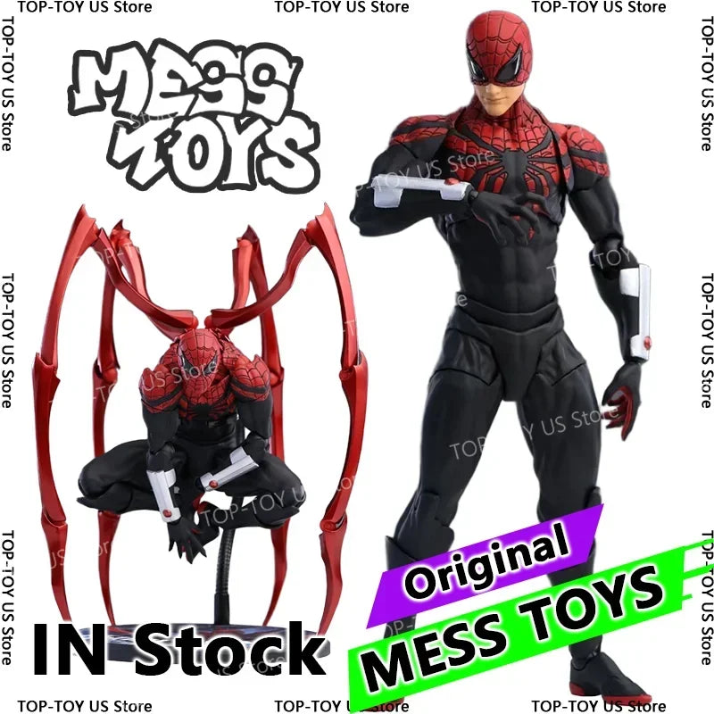 In Stock Mess Toys Superior Spider-Man (Doctor Octopus Ver.) Anime Action Figure - Peter Parker Model Gift