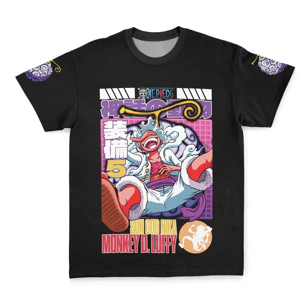 One Piece Men's and Women's T-shirt Vinsmoke Sanji Anime Tee Summer Spring New Boy's Short Sleeves Pullover Parent-child Outfits