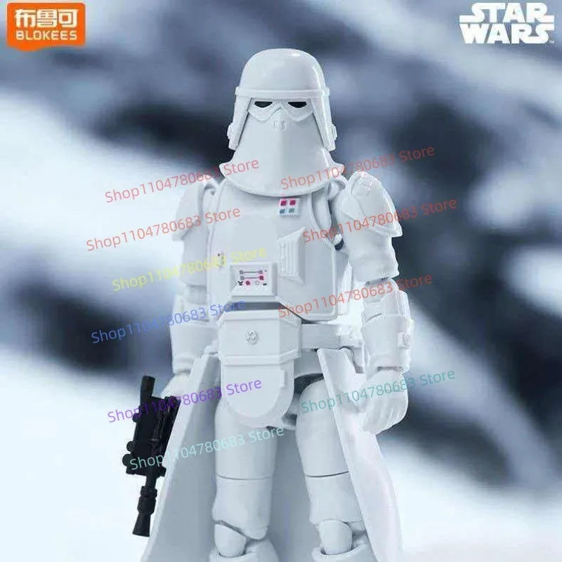 BLOKEES  Star Wars Version 2 DARTH VADER Stormtroopers Boba Fett Building Blocks Assembly Model Ornament Toy Action Figure Gift