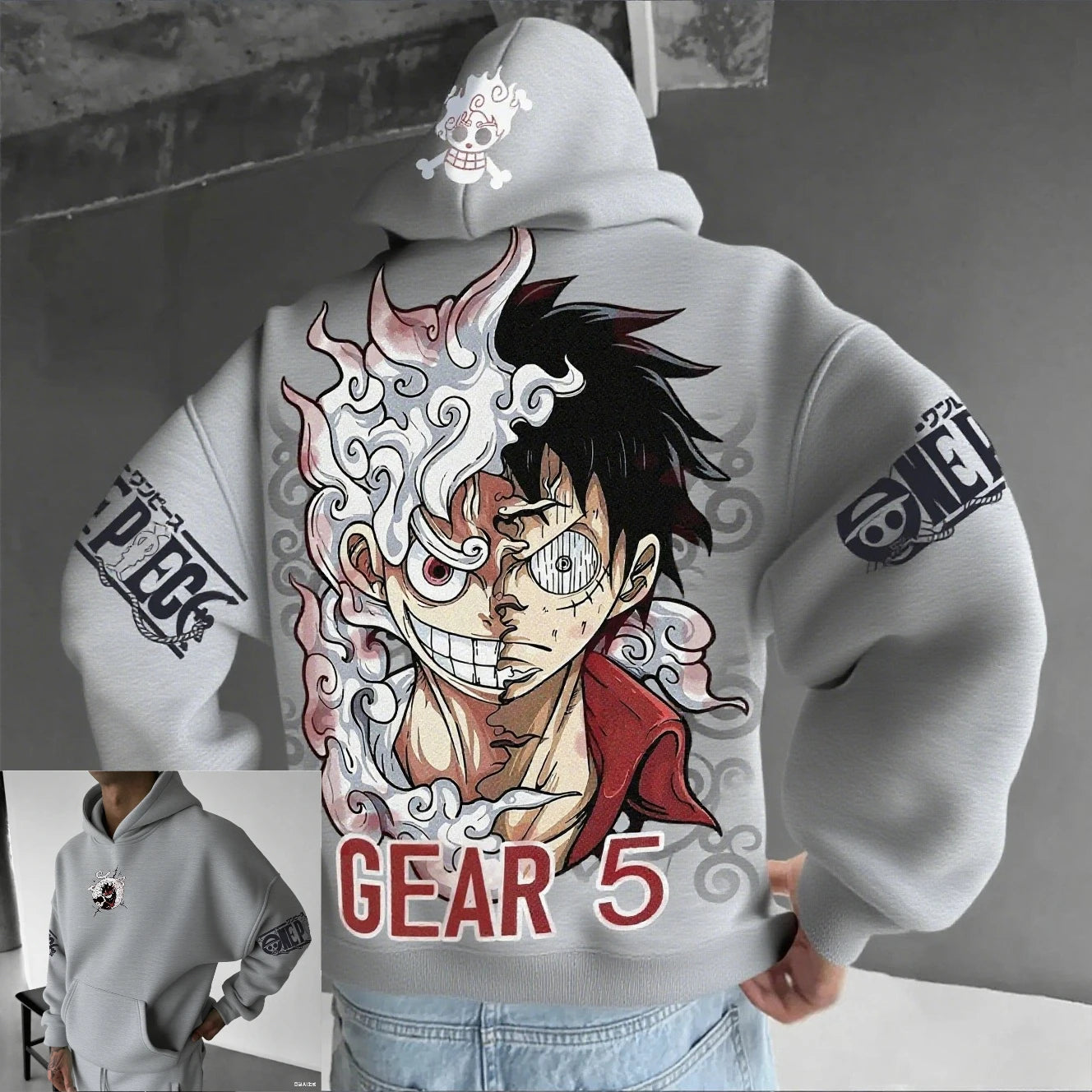 One Piece Luffy Anime Hoodie man women Pullover Sweatshirt Streetwear Casual Autumn spring Cosplay Long Sleeve Tops
