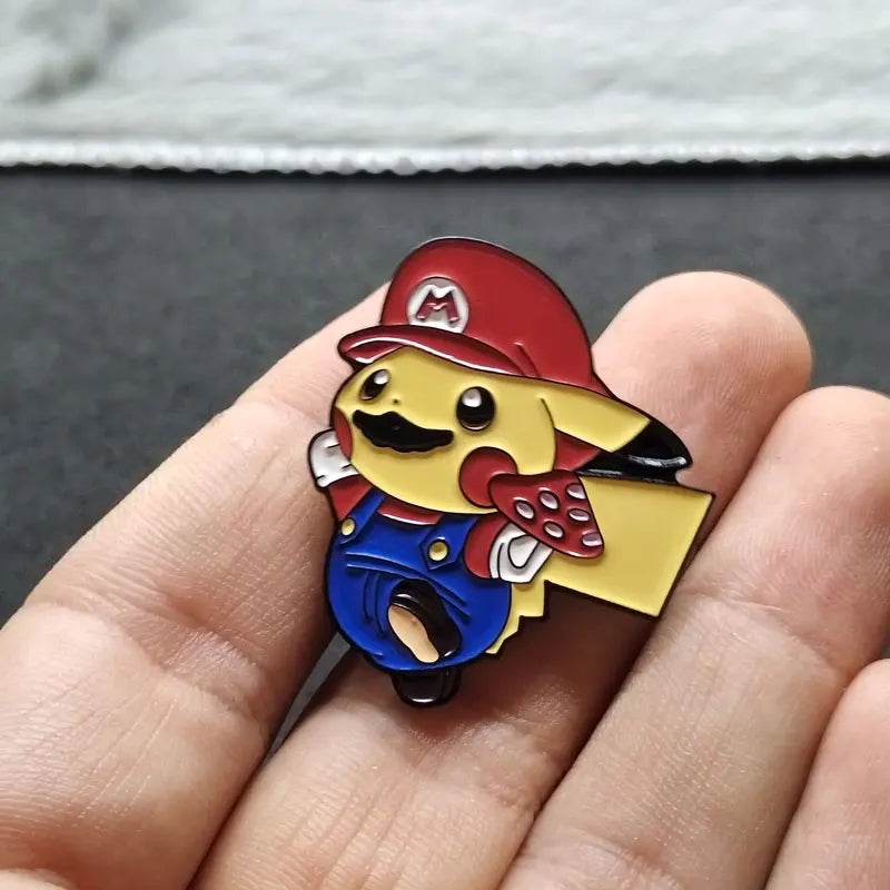Anime Super Mario Enamel Pin Lapel Pins for Backpacks Brooches Badges Fashion Brooch for Clothes Jewelry Gifts Friends