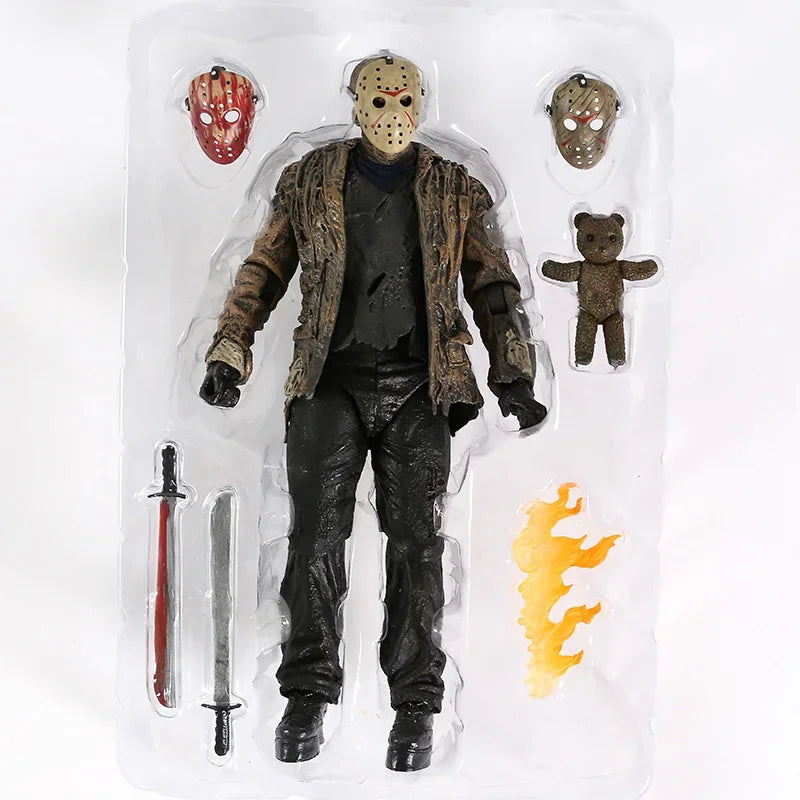 NECA Movie Jason 7" Action Figure Doll Toys Model Garage Kit Gift