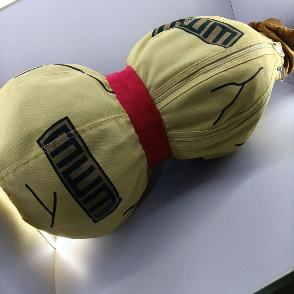 Naruto Sabaku No Gaara Gourd Backpack Canvas Sports Rucksack Cosplay Prop Bag Casual Daily School Travel Backpack Gift