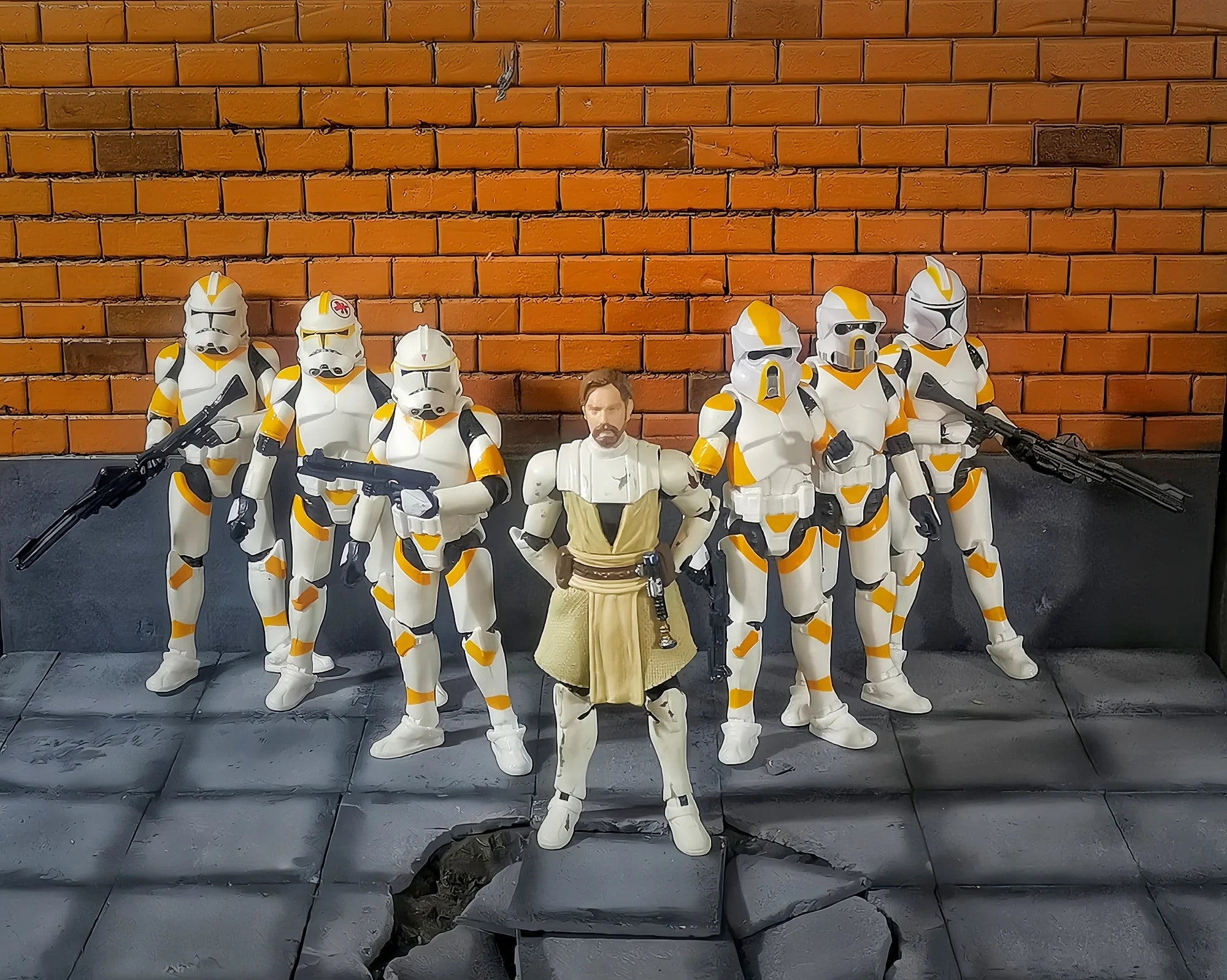Star Wars 3.75 Inch Trooper 1/18 501st Legion Action Figure Hardcase REX Anakin Dogma Tup Toys Model Loose
