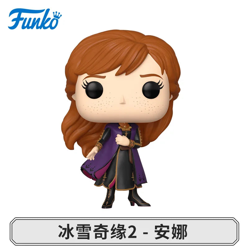 Frozen Series Elsa Action Figures Funko Pop Anime Disney Anna Olaf Figure Collectible Decoration Limited Edition Model Gifts