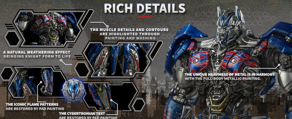 YOLOPARK Transformers Model: The Last Knight AMK PRO Series 20cm Optimus Prime Model Kit Action Figures Toy For Boy Men