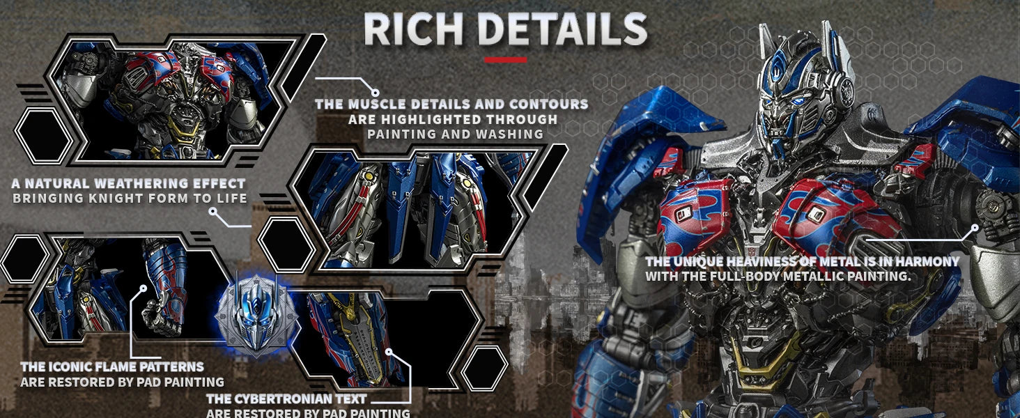 YOLOPARK Transformers Model: The Last Knight AMK PRO Series 20cm Optimus Prime Model Kit Action Figures Toy For Boy Men