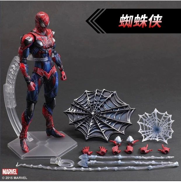 Iron Man Spider-Man Thor Doctor Strange Normal Version Color Change Version Moving Model Gift Collection