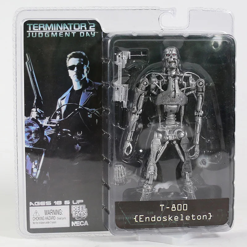 NECA The Terminator Endoskeleton Action Figures Collectable Joints Moveable Model Toy