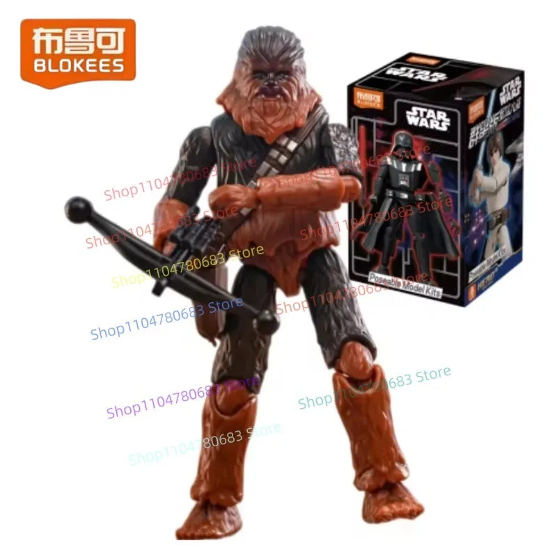 BLOKEES  Star Wars Version 2 DARTH VADER Stormtroopers Boba Fett Building Blocks Assembly Model Ornament Toy Action Figure Gift
