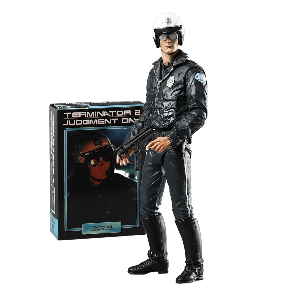 NECA Terminator T-800 T-1000 Action Figure Movable Joints Desktop Decoration Collection PVC Model Toy