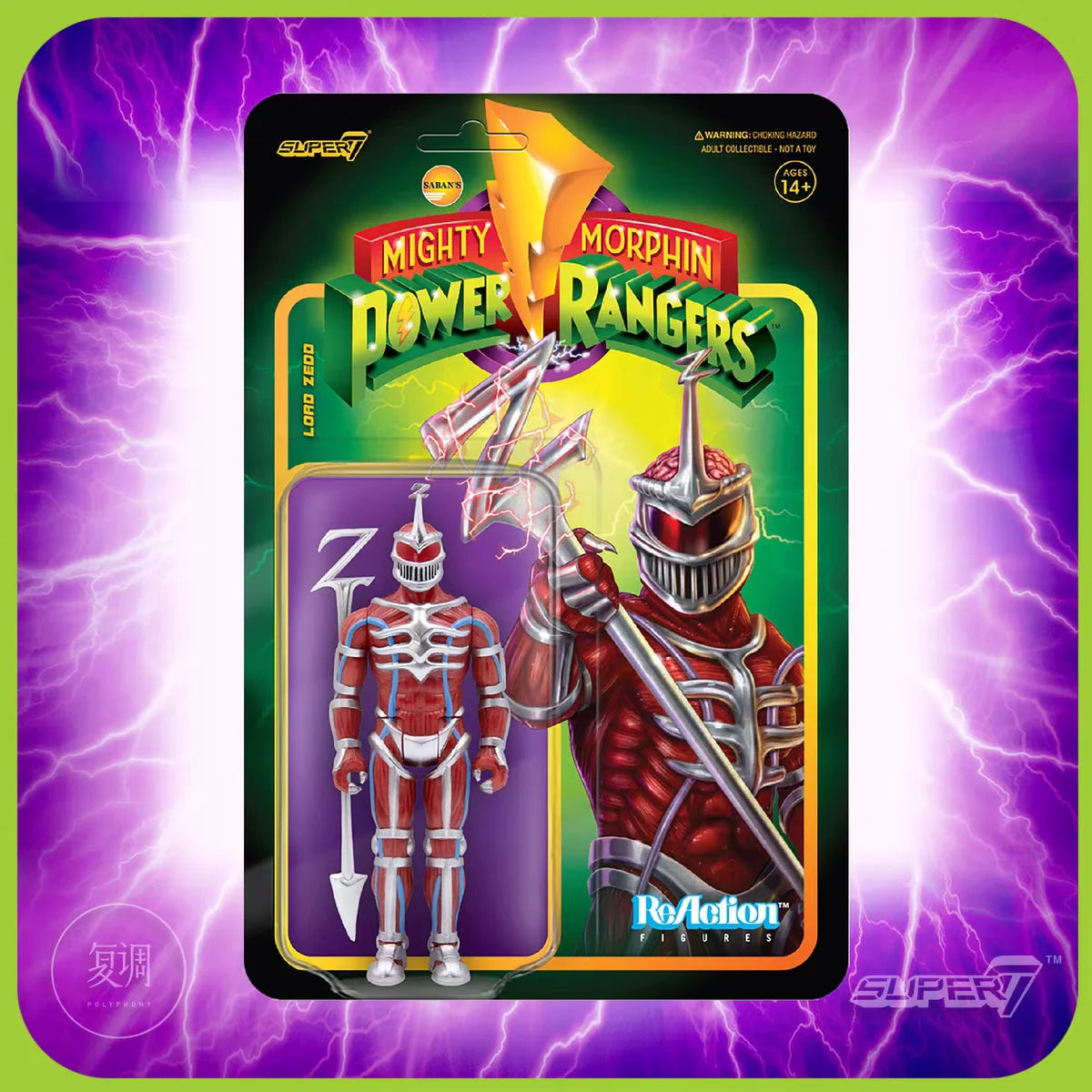 Super7 Mighty Morphin Power Rangers Carded Series 1 - Dragonzord, Red Ranger & Rita Repulsa Model Gift Set Toys