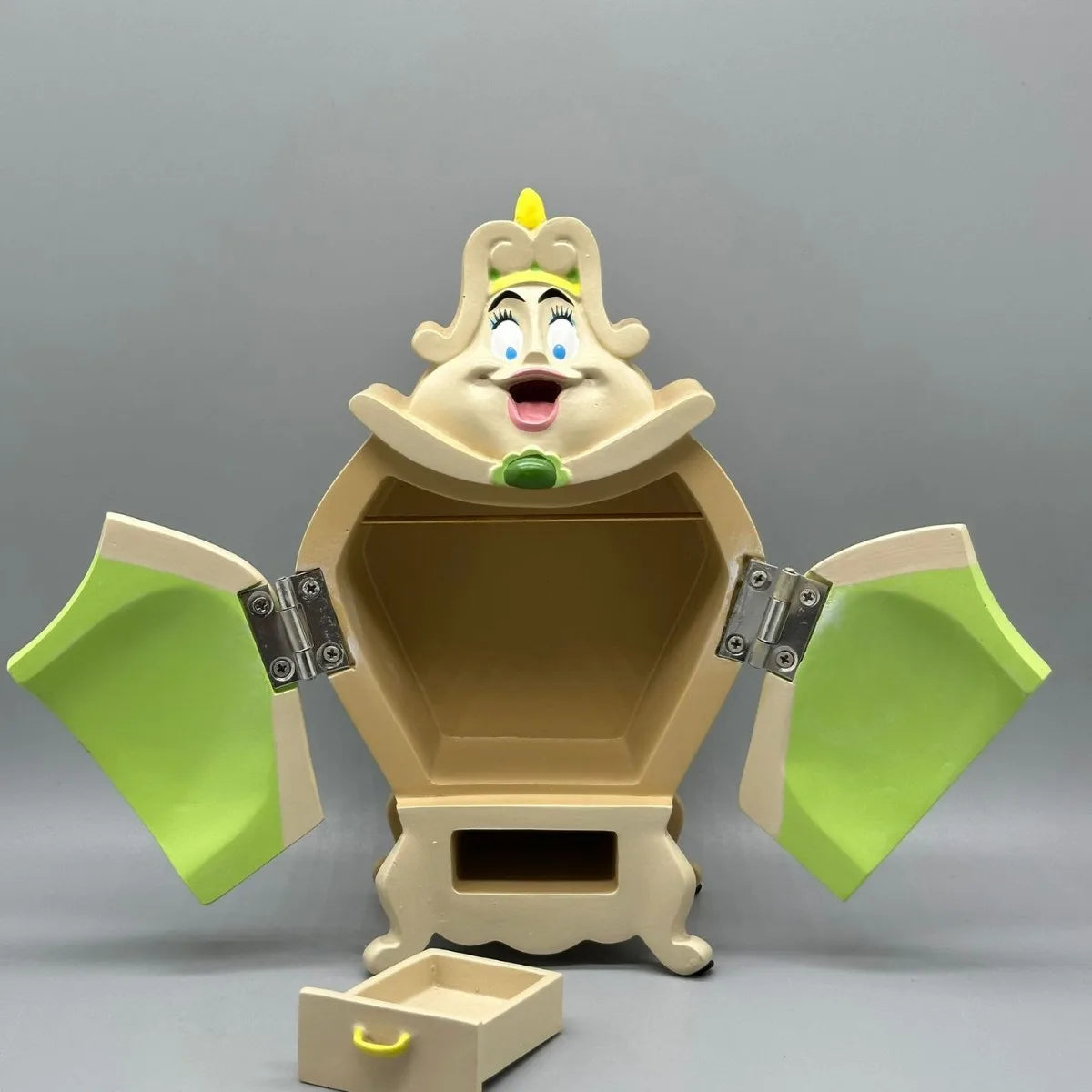 Disney Beauty And The Beast Cogsworth Mr Clock 24cm Action Figure Figurine Collection Decoration Toys Pvc Model Christmas Gifts