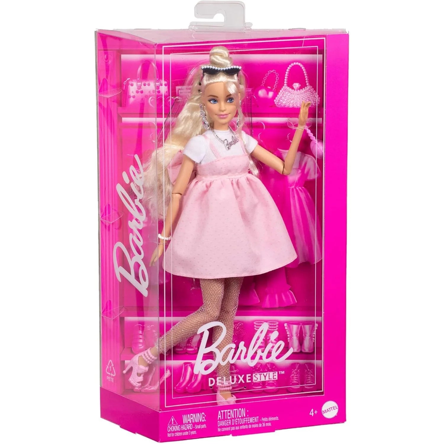 2025 New Original Mattel Barbie Deluxe Style Doll for Girls Barbiecore Outfit Blond Toys for Children Birthday Christmas Gifts