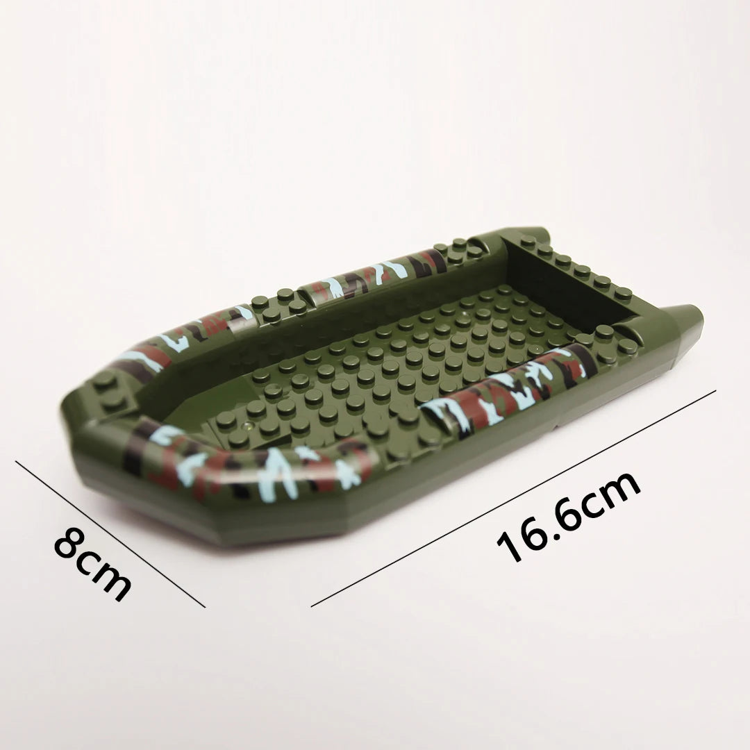 MOC WW2 Military Oil Drum Fuel Tank Printed Building Blocks Weapons Soldiers Accessories War Scene Accessories Bricks Toys Boys