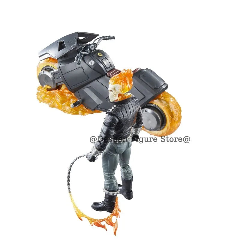 Anime Ghost Rider Action Figure Johnny Blaze Celebrating Figurine 85th Anniversary 6" Collection Model Statue Toys Holiday Gifts