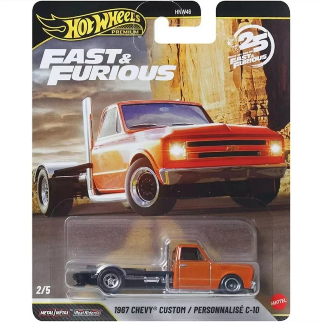 Hot Wheels HNW46 Fast & Furious Car Culture Die-Cast Models 1/64 Mazda RX-7 Honda & Lamborghini Cars Model Boy Collection Gift