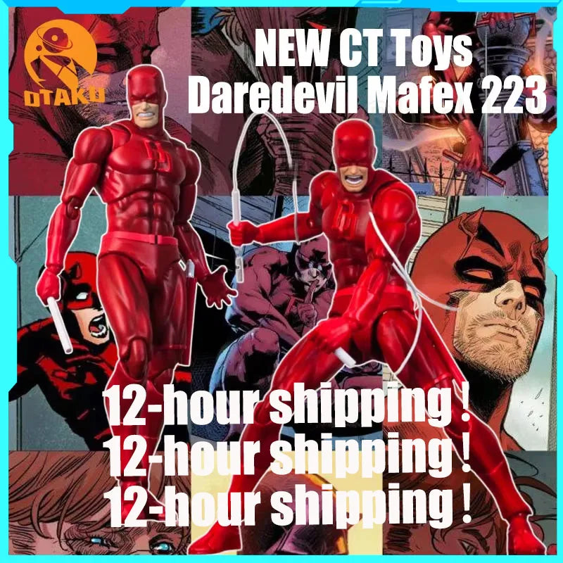 Ct Toys Daredevil  Mafex 223 Figure Shf Daredevil Comic Action Figure Pvc Figurine Statue Model Colletion Toy Hoilday Gifts