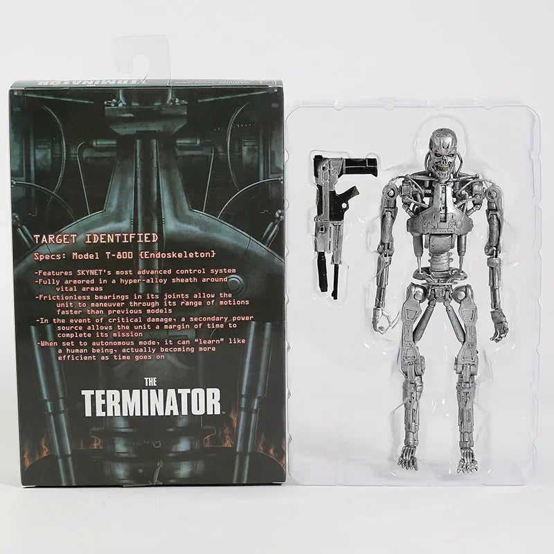 NECA Terminator Genisys T-800 Guardian Endoskeleton Joints Moveable Action Figure Model Toy