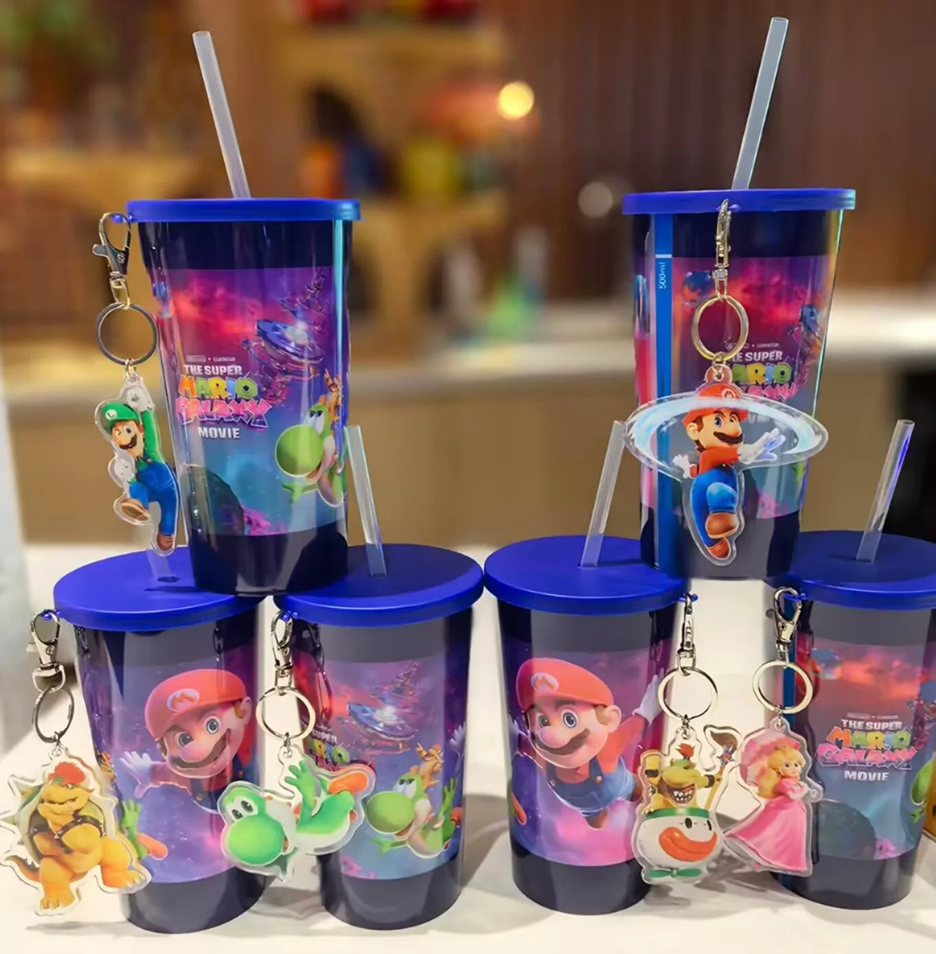 Hot Universal Super Mario Galaxy Movie Yoshi Popcorn Bucket Egg Hugging Collectible Snack Storage Drink Cup For Mario Fans