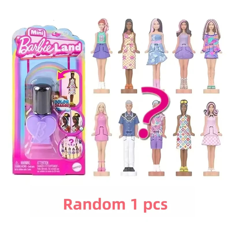 New Mini Barbieland Doll Surprise Toys Coollectible Pet Playset With 1.5-Inch Doll Playing House Toy For Girls Birthday Gift