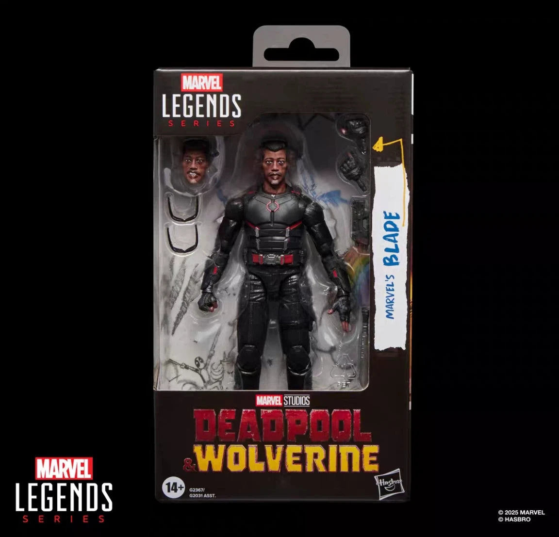 New Original Hasbro MARVEL'S BLADE Action Figure Toys PVC Model Collection