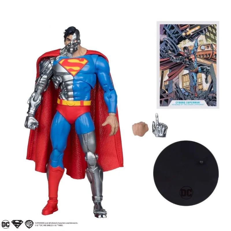 Anime Superman MIRROR MASTER METRON DEATHSTROKE DARKARCHER (GREEN ARROW) KITE MAN DARKSTARS Articulated Action Figure Toys 17cm