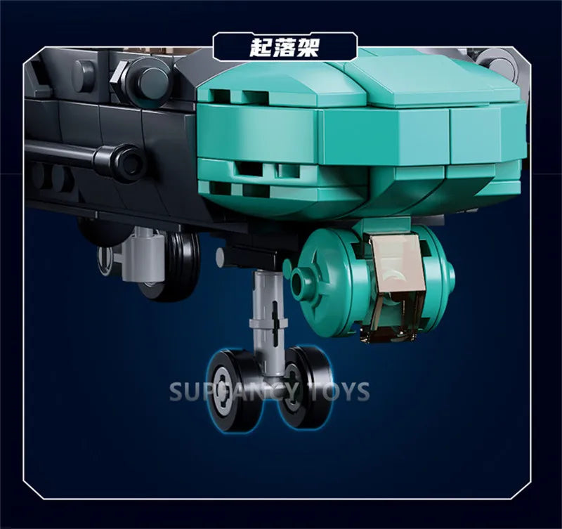 Sluban Military Tank Transport Helicopter Gunship Model Bricks Infantry Fighting Vehicle Weapon DIY Creative Building Block Toys
