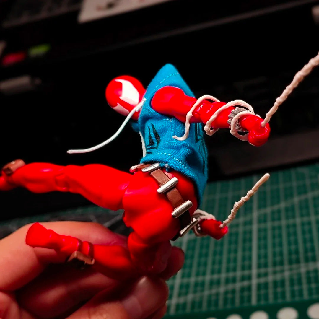 Ct Toys Anime Action Figure Figurine Scarlet Spider Spiderman Mafex 186 The Amazing Spider-Man Comic Version Gifts Toy