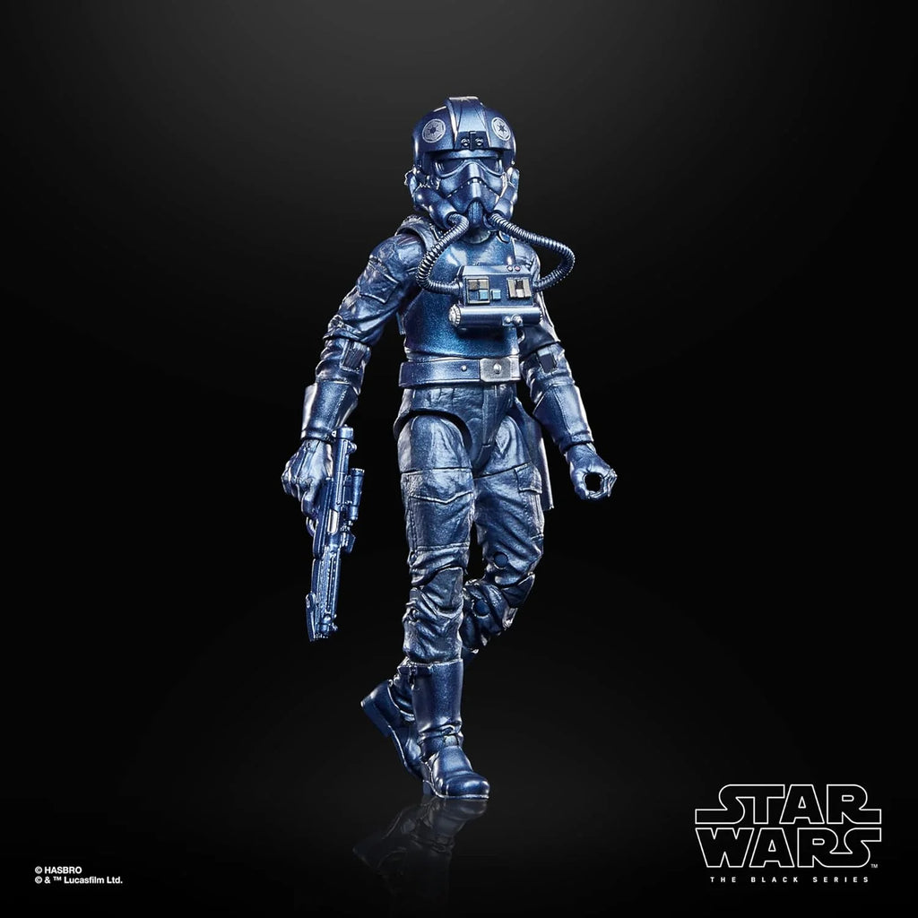 Original 6 Inch Star Wars The Black Series Tie Pilot Fighter Carbonized RETURN OF THE JEDI  Action Figure Toys Collection