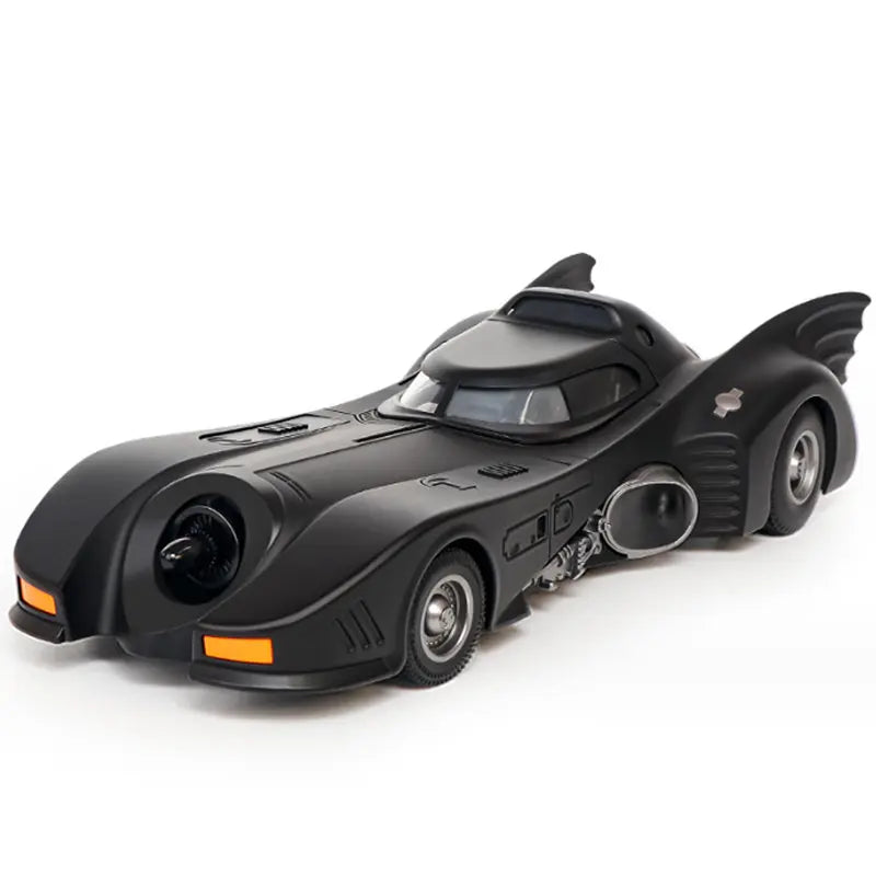 1/24 Classic Movie Car Alloy Batmobile Bat Sports Car Model Diecast Metal Toy Racing Car Model Sound Light Simulation Kids Gifts