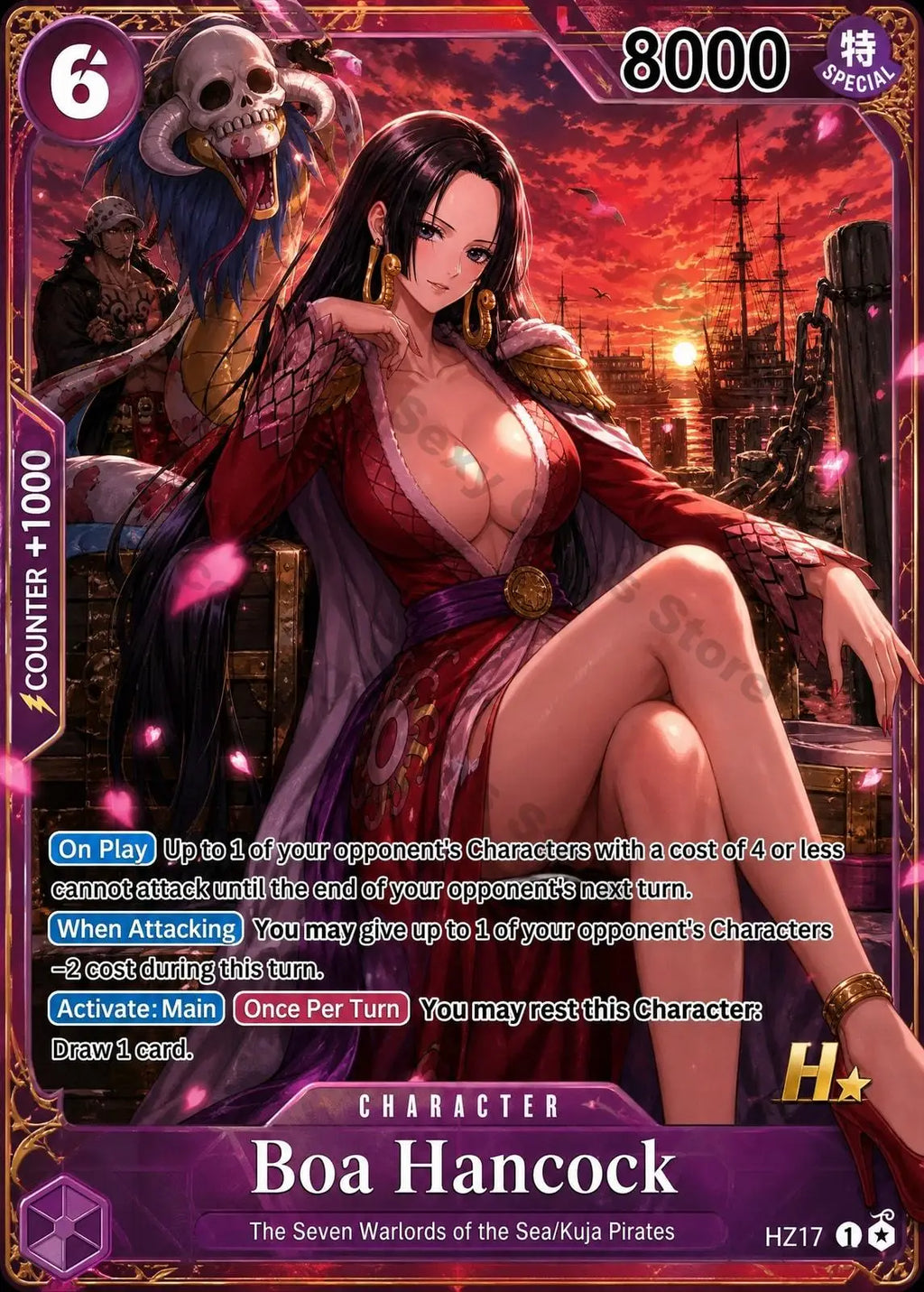 5Pcs One Piece Cards OTCG Card Anime Style Nami Nico Robin Boa Hancock Kozuki Hiyori Collection Cards One Piece Card Game Gift