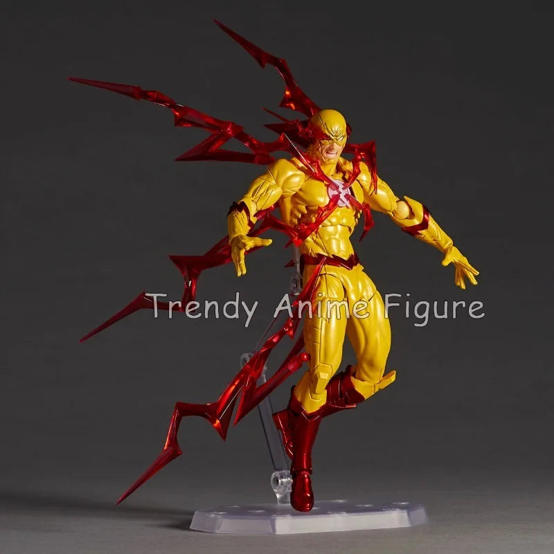 Revoltech Amazing Yamaguchi Flash Action Figure Movable 17cm Flashpoint Model Kaiyodo Flash Figures Toy Collection Holiday Gifts