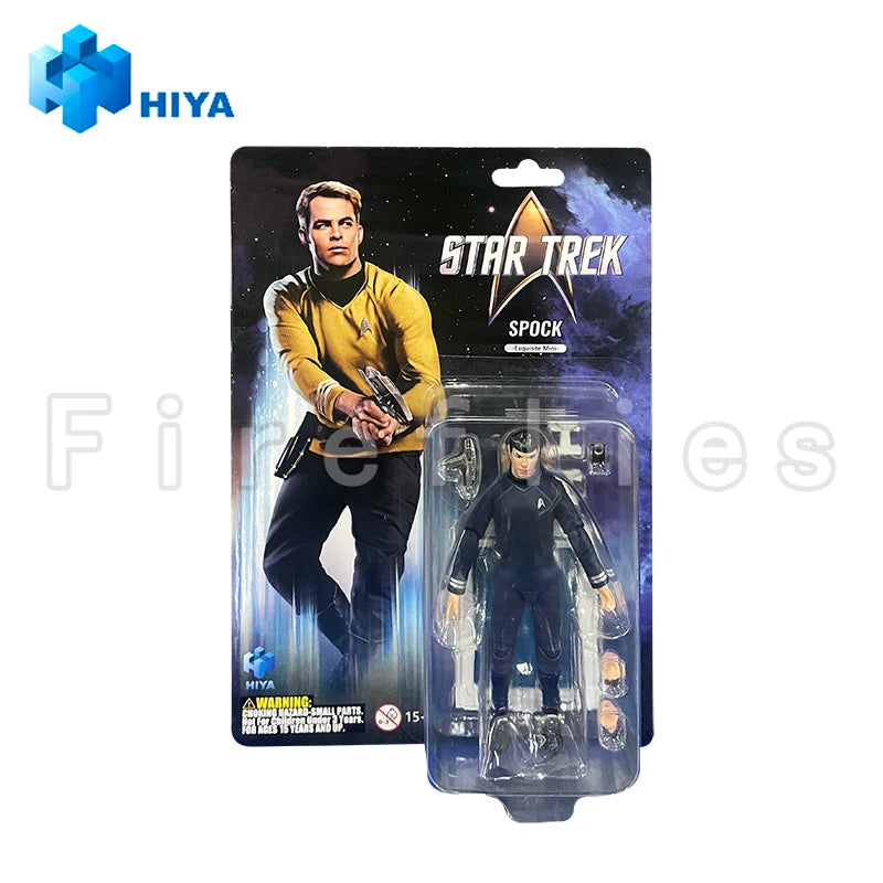 1/18 HIYA Action Figure Exquisite Mini Series STAR TREK 2009 Spock Anime Collection Model Toy