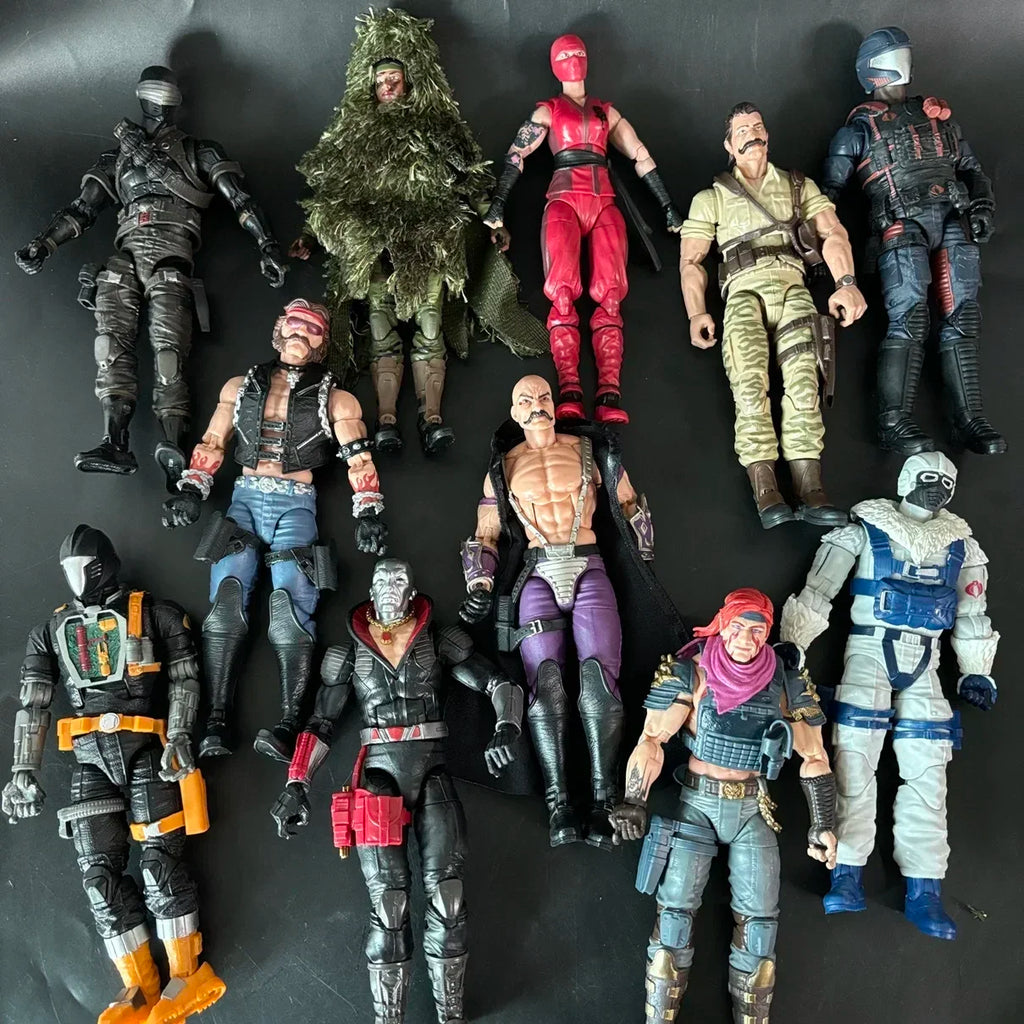 G.I. Joe GI Joe Classified Series 6" Mindbender Snake Eyes Commander SAW Viper Big Ben General Hawk Action Figure Model Toy Gift