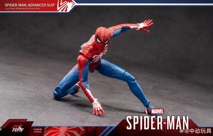 Marvel Avengers Spider-Man Speed Suit Action Figure Toy Display Case Poseable Model Figurine Collectible Birthday Gift