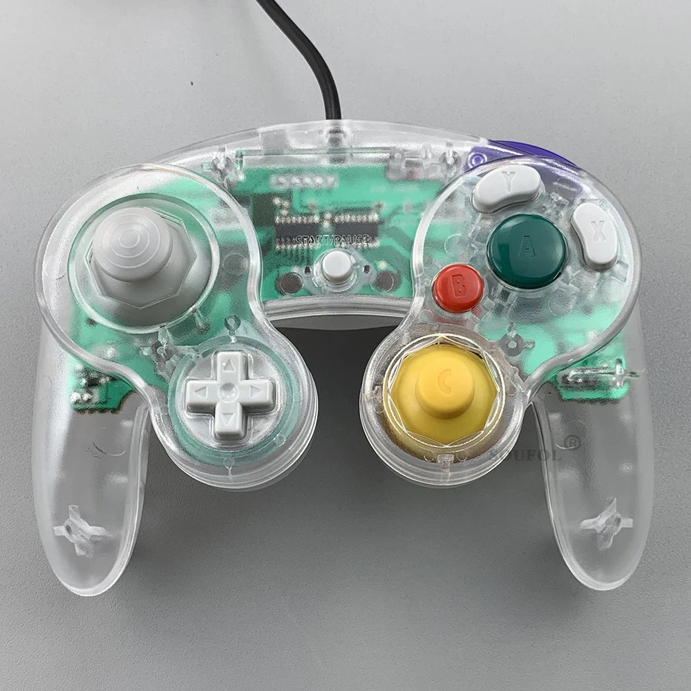 New Wired Game Controller for GameCube NGC Single Button Wired Gamepad Joystick for NGC Game Console Dropshipping