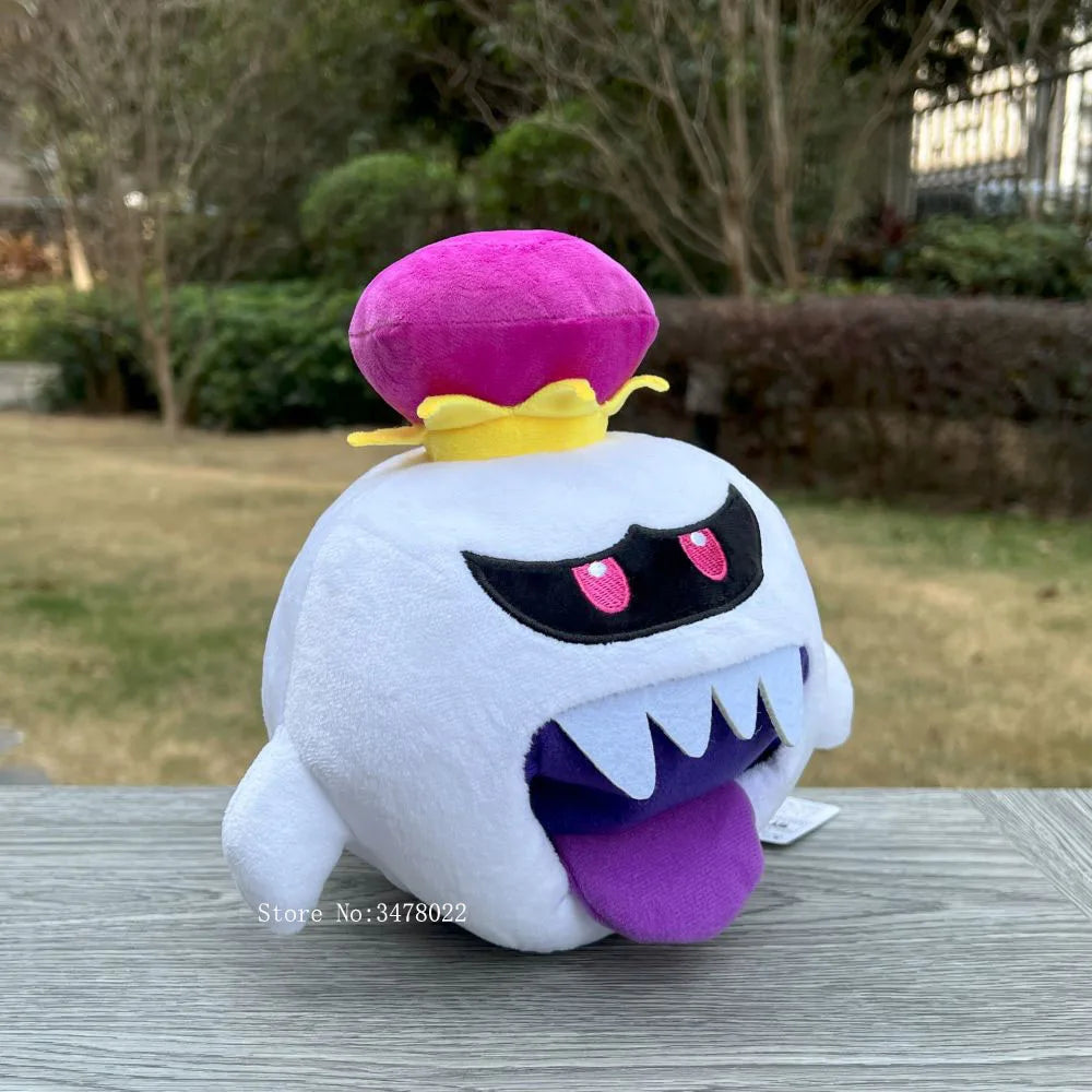 8" Super Mario Bros Plush King Boo Ghost Cool Stuffed Toy Soft Doll Xmas Gift