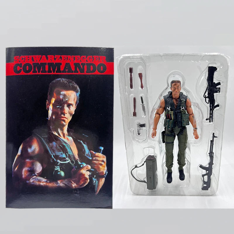 NECA Figure Terminator 2 Judgment Day T800 Sarah Connor T-800 Arnold Schwarzenegger Commando Action Figure Model Collectible Toy